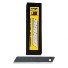 LBB-10B OLFA® 18mm Black Ultra-Sharp Snap-Off Blades, 10 Pack Cutting Tools