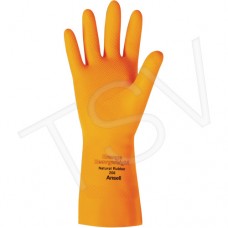 Orange Heavyweight 208 Series Gloves, Large 29-mil Synthetic Gloves