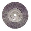 Wire Wheel 6" Diameter with 5/8"-1/2" Arbour Hole .006" Gauge Stainless Steel Narrow Face Crimped (Min 2)