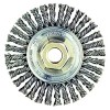Wire Wheel 4-7/8" Diameter with 5/8-11 Arbour Hole .023 Gauge Stringer Bead Knotted Wire Wheels
