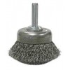 Wire Cup Brushes 1-3/4" Diameter 1/4" Shank .006 Gauge Crimped Wire Brushes - Hand & Mandrel Mount