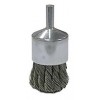 Wire End Brush 1" Diameter 1/4" Shank .014 Gauge Knotted Wire Brushes - Hand & Mandrel Mount