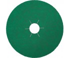 Resin Fibre Disc 4-1/2" x 7/8" CS570 Zirconia with Grinding Aid 36 Grit Klingspor 204086