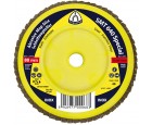 Flap Disc 4-1/2" Diameter 5/8-11 Arbour Hole SMT640 40 Grit Klingspor 207207