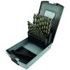 Drill Set 21 Piece 1/16 to 3/8 by 64ths Jobber Length High Speed Steel Bright Made In U.S.A. Drill Sets & Accessories