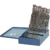 Drill Set 60 Piece #1 to #60 Jobber Length High Speed Steel Bright Made In U.S.A. Drill Sets & Accessories