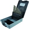 Drill Set 13 Piece 1/16 to 1/4 by 64ths Jobber Length High Speed Steel Bright Made In U.S.A. Drill Sets & Accessories