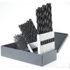 Drill Set 29 Piece 1/16 to 1/2 by 64ths Taper Length High Speed Steel Black Oxide Made In U.S.A. Drill Sets & Accessories