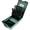 Drill Set 21 Piece 1/16 to 3/8 by 64ths Jobber Length High Speed Steel Black Oxide Made In U.S.A. Drill Sets & Accessories