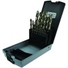 Drill Set 15 Piece 1/16 to 1/2 by 32nds Jobber Length High Speed Steel Bright Made In U.S.A. Drill Sets & Accessories