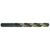 #56 Jobber Length Heavy Duty High Speed Steel Black Oxide USA USA - Gold-Black 135° Split Point 