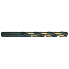 1/4" Jobber Length Heavy Duty High Speed Steel Black & Gold USA