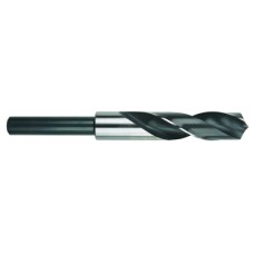 *80049 List No. 424R - 37/64 1/2 Straight High Speed Steel Black & Silver Made In U.S.A. Prentice - Silver & Deming - 1/2" Shank - Reduced Shank