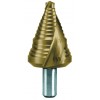 *81552 List No. 401GH - 3/16" to 7/8" Step Drill Helical Flute 12 Steps HSS TiN Made In Germany Step Drills