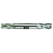 List No. 4553 - 23/64 4 Flute 3/8 Shank Double End Center Cutting High Speed Steel Regular Length Bright Made In U.S.A. Standard Shank