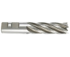 1" 5 Flute 3/4 Shank Single End Center Cutting Roughing/Finishing Cobalt Regular Length TiCN Made In U.S.A.