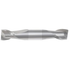 List No. 5896C - 5/32 2 Flute 3/8 Shank Double End Center Cutting Carbide Regular Length TiCN Made In U.S.A. Regular Length