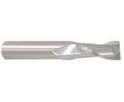 6.00mm 2 Flute 6.00mm Shank Single End Center Cutting Carbide Regular Length Bright Made In U.S.A.