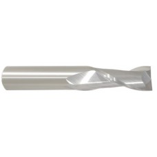 List No. 5944 - 17/32 2 Flute 9/16 Shank Single End Center Cutting Carbide Regular Length Bright Made In U.S.A. Regular, Long & Extra Long