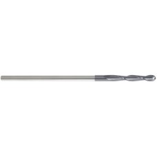 List No. 5952T - 5/8 2 Flute 5/8 Shank Single End Ball Center Cutting Carbide Extended Length ALTiN Made In U.S.A. Regular, Long & Extra Long