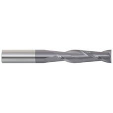 List No. 5954T - 1" 2 Flute 1" Shank Single End Center Cutting Carbide Long Length ALTiN Made In U.S.A. Regular, Long & Extra Long