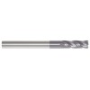 List No. 5968T - 1/4 4 Flute 1/2 Shank Single End Center Cutting/Corner Radius .020 Carbide Regular Length ALTiN Made In U.S.A. Regular Length