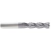 List No. 5955T - 1/8 4 Flute 1/8 Shank Single End Center Cutting Carbide Long Length ALTiN Made In U.S.A. Regular, Long & Extra Long
