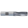 List No. 5971T - 3/4 4 Flute 3/4 Shank Single End with Weldon Flat Center Cutting/Corner Radius Roughing Carbide Extra Long Length ALTiN Made In U.S.A. Multi Flute with Weldon Flat Shank