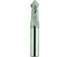 1/4 2 Flute 1/4 Shank Single End 90 Degree Point Angle Carbide Regular Length TiCN Made In U.S.A.