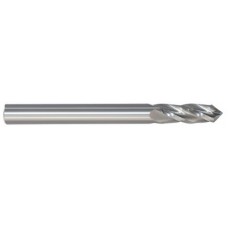 List No. 5989 - 7/16 4 Flute 7/16 Shank Single End 60 Degree Point Angle Carbide Regular Length Bright Made In U.S.A. 60° & 90° Point