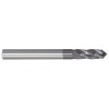 List No. 5989T - 3/32 4 Flute 1/8 Shank Single End 60 Degree Point Angle Carbide Regular Length ALTiN Made In U.S.A. 60° & 90° Point