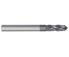 1/8 4 Flute 1/8 Shank Single End 60 Degree Point Angle Carbide Regular Length ALTiN Made In U.S.A.