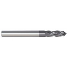 List No. 5989 - 3/8 4 Flute 3/8 Shank Single End 90 Degree Point Angle Carbide Regular Length ALTiN Made In U.S.A. 60° & 90° Point