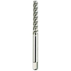 List No. 2059 - #8-32 Bottom H3 Spiral Flute 3 Flutes High Speed Steel Bright Made In U.S.A. Fast Spiral