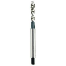 List No. 2093M - M8 x 1.25 Semi-Bottoming D5 HPT-High Performance Tap-Aluminum Spiral Flute 2 Flutes Powder Metallurgy High Speed Steel Bright Made In U.S.A. For Aluminum