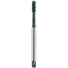 List No. 2089 - #4-40 Semi-Bottoming H2 HPT High Performance Tap Spiral Flute-DIN Length 3 Flutes Powder Metallurgy High Speed Steel Black Made In U.S.A. D.I.N. Length