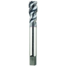 List No. 2089C - 9/16-18 Semi-Bottoming H5 HPT High Performance Tap Spiral Flute-DIN Length 3 Flutes Powder Metallurgy High Speed Steel TiCN Made In U.S.A. D.I.N. Length