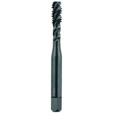 List No. 2091 - #4-40 Semi-Bottoming H2 Spiral Flute  3 Flutes High Speed Steel Black Made In U.S.A. Spiral Flute