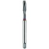 List No. 2098C - #8-32 Semi-Bottoming H2 HPT-High Performance Tap-Hard Materials Spiral Flute 2 Flutes Powder Metallurgy High Speed Steel TiCN Made In U.S.A. For Hard Materials