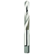 List No. 2080 - 3/8"-16 Combined Tap & Drill H5 HSS Bright Made In U.S.A. Combined Tap & Drill