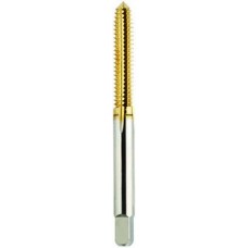 List No. 2105G - #8-32 Plug H3 Thread Forming  Flutes High Speed Steel TiN Made In U.S.A. Standard HSS