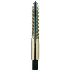 *82504 List No. 114 - 3/8-16 Plug H3 Hand Tap 4 Flutes High Speed Steel Black & Gold Made In U.S.A. Fractional