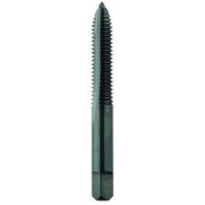 List No. 2047X - 1/4-28 Plug H2 Spiral Point 2 Flutes High Speed Steel Black Made In U.S.A. Fractional