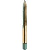 *86913 List No. 115 - 3/8-16 Plug H3 Spiral Point 3 Flutes High Speed Steel Black & Gold Made In U.S.A. Black & Gold Taps