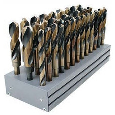 33 Piece Drill Set 1/2" - 1" by 16ths Prentice Drill Bits Ultra-Kut 