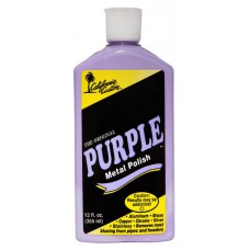 California Custom Purple Metal Polish 12oz Bottle Liquid Polishing Compounds