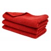 Premium Red Microfiber Towels - 5 Pack
