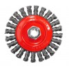 Original Twist Knot Wire Wheel - Mild-Steel - 4-1/2" x 5/8"-11 - 12,500 rpm - Clamshell Pkg 