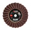 Twin-Flap Disc - Type 29 - Steel/SS/ALU - Non-Woven - 4-1/2" x 5/8"-11 - Medium/Fine Grit - 13,300 rpm Surface Conditioning Flap Discs