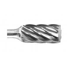 Carbide Burr for Aluminum SA-5NF Cylinder Shape No End Cut 1/2" Diameter 1" Long 1/4" Shank 50,000 max rpm Non-Ferrous Carbide Burrs